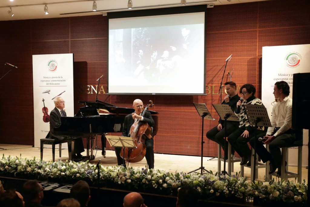Con música, el Senado se une a homenajes hacia victimas del&nbsp;Holocausto