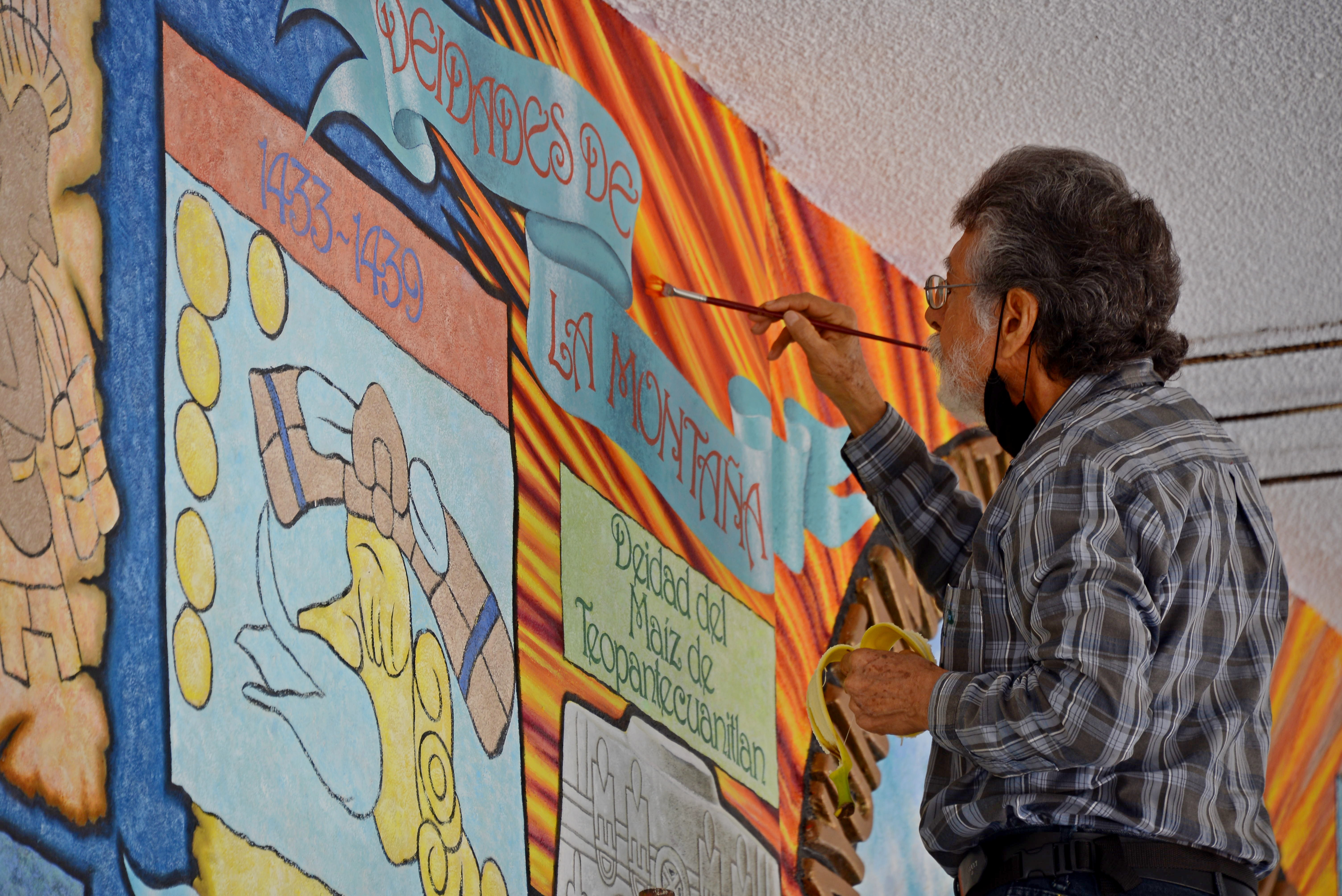 ¡Al fin! Restauran mural del Códice Azoyú en TLAPA