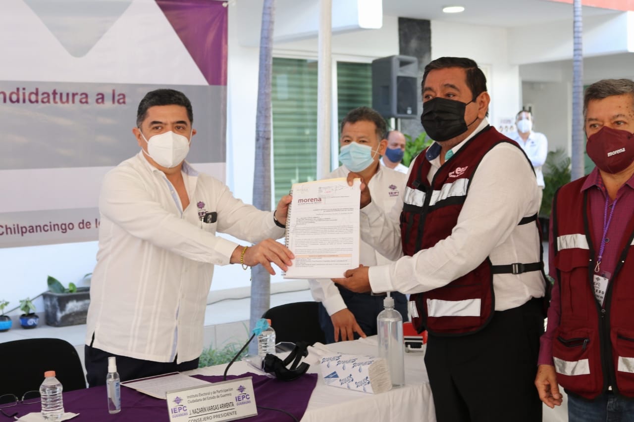 Morena registra ante el IEPC a Félix Salgado como su candidato a la gubernatura de Guerrero