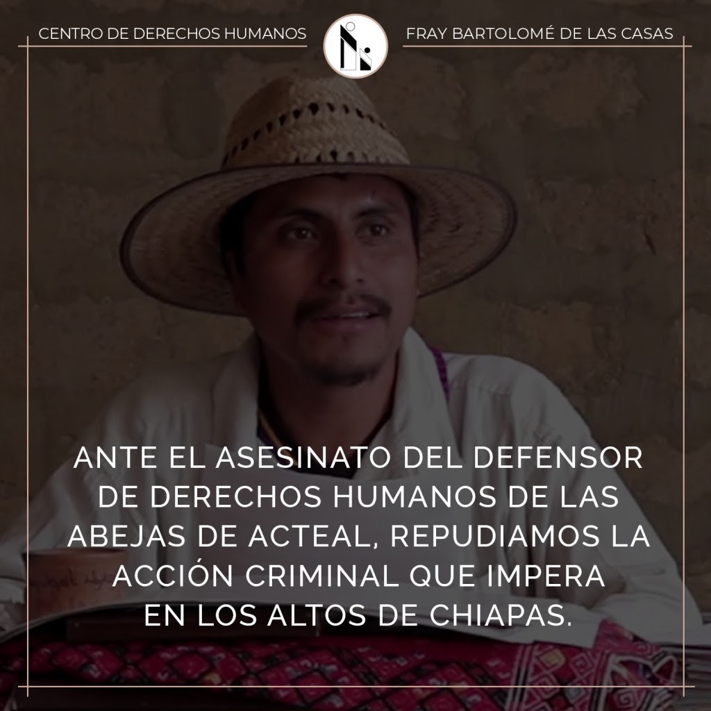 Asesinan a defensor de derechos humanos en Chiapas y a ambientalista en Colima