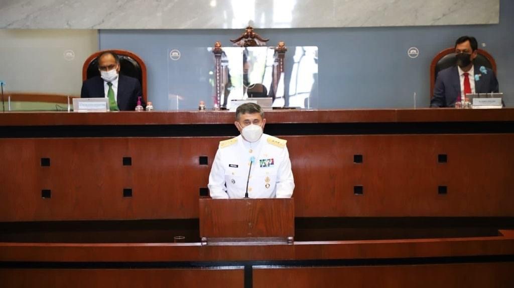 Conmemoran a la Armada con letras doradas en el Congreso de&nbsp;Guerrero