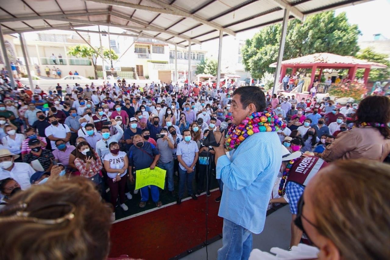Recibe Félix Salgado respaldo en la zona rural de Acapulco