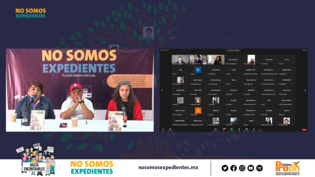 Centro Prodh presenta plataforma digital para fortalecer la investigación y búsqueda de personas desaparecidas