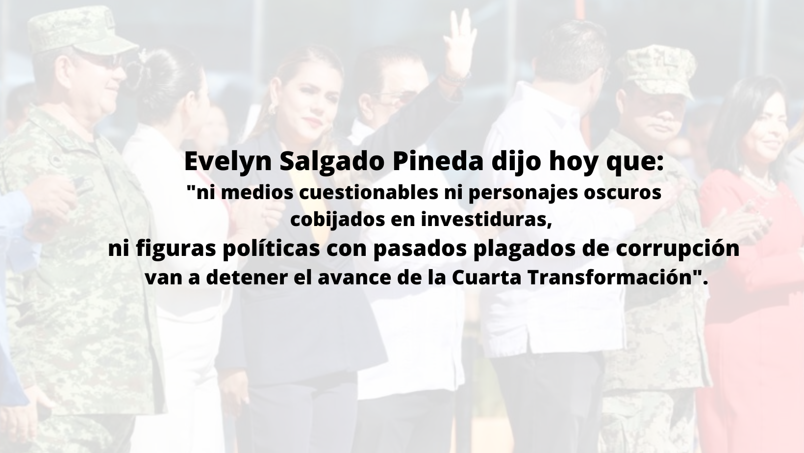 No dará un paso atrás frente a calumnias y ofensas afirma la gobernadora de Guerrero