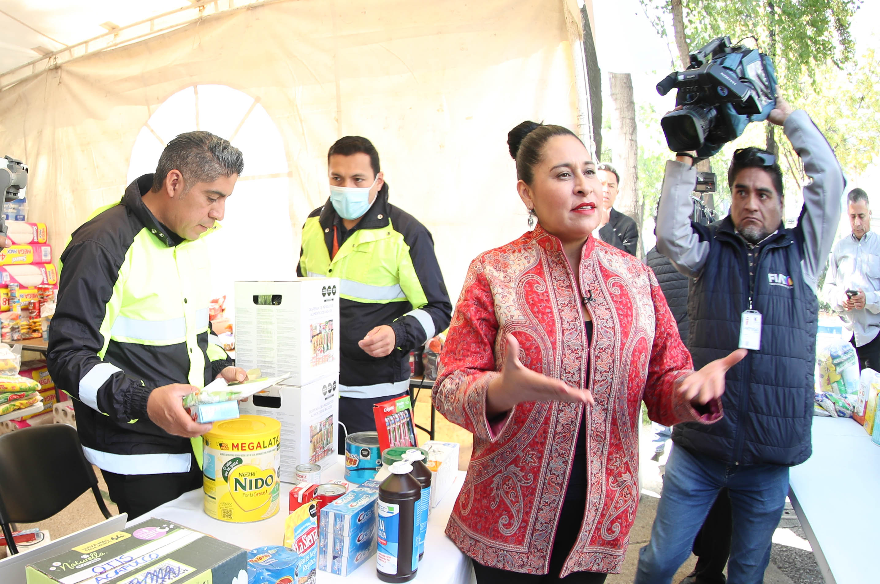 Senado mandó primer cargamento de víveres para afectados en Guerrero: Ana Lilia Rivera 