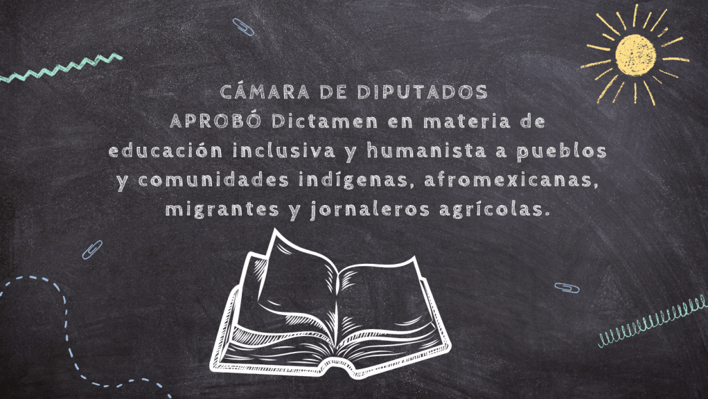 Avala Cámara de Diputados dictamen sobre educación inclusiva, pasa al&nbsp;Senado