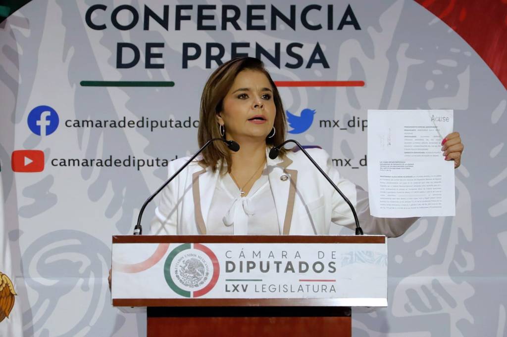 Denuncia diputada Montserrat Arcos a Alejandro Moreno por violencia política en razón de&nbsp;género