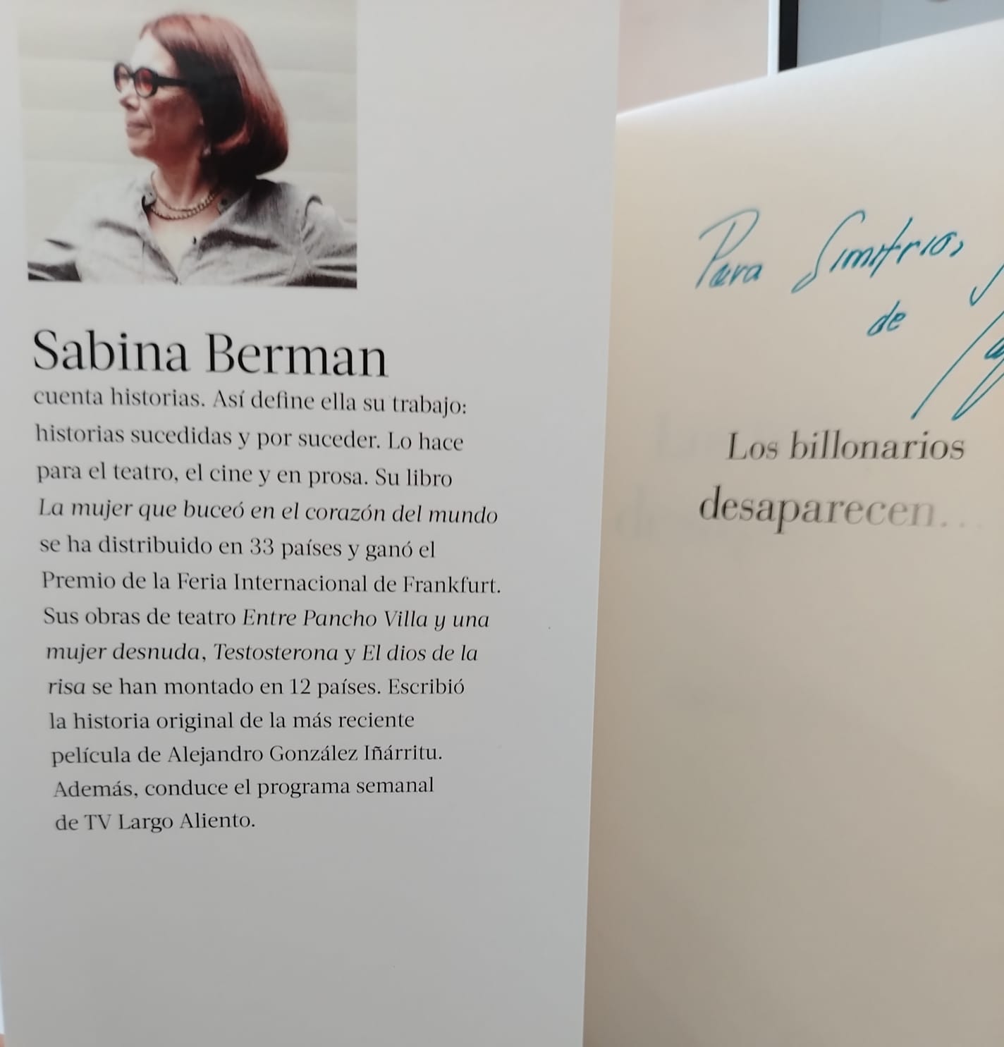 Los billonarios desaparecen de Sabina Berman