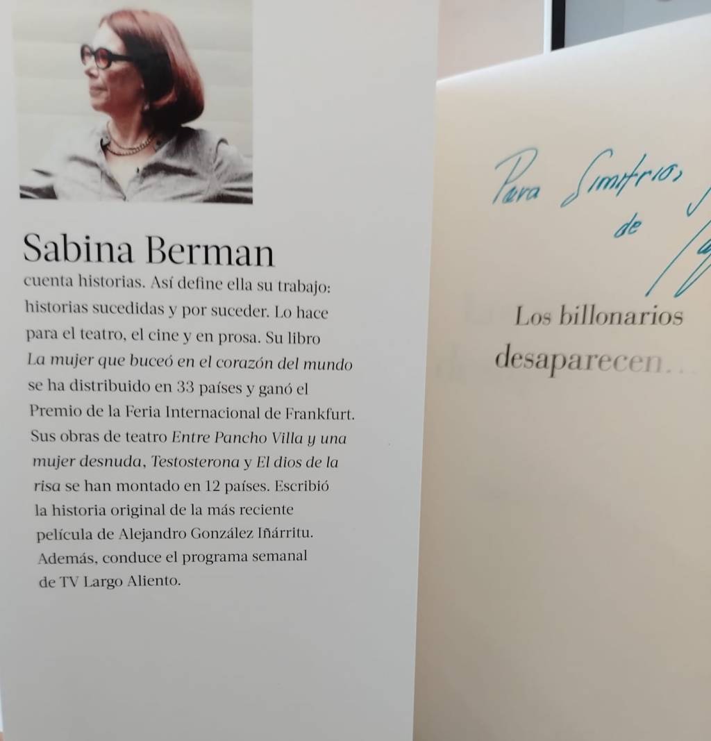 Los billonarios desaparecen de Sabina&nbsp;Berman