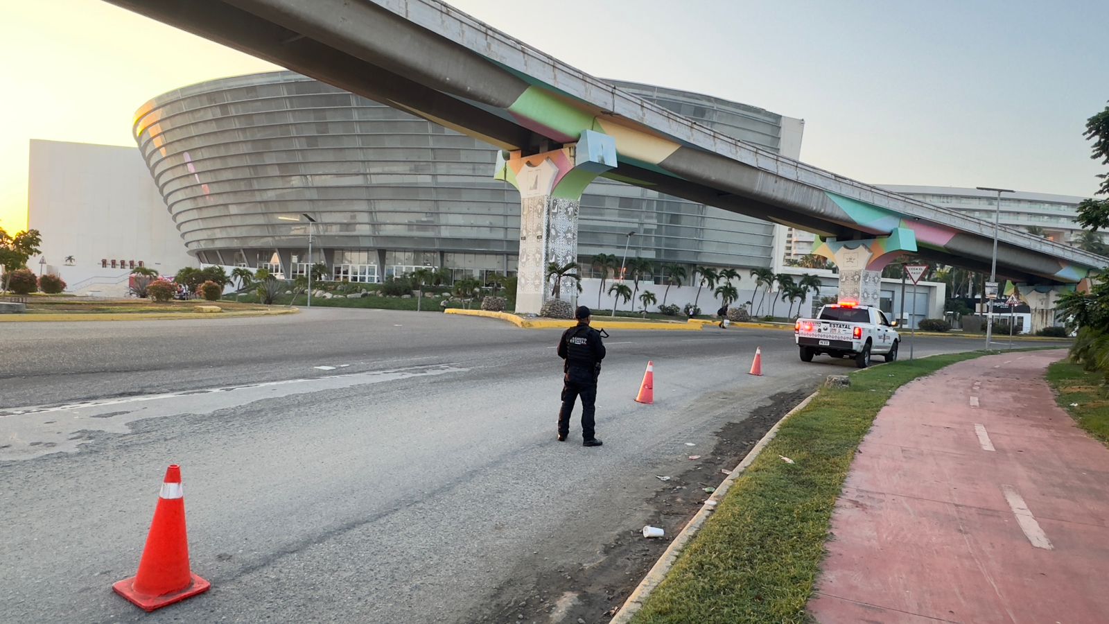 Implementan dispositivo vial y de seguridad en Zona Diamante por el inicio de la XXXVI Convención Internacional de Minería 2025