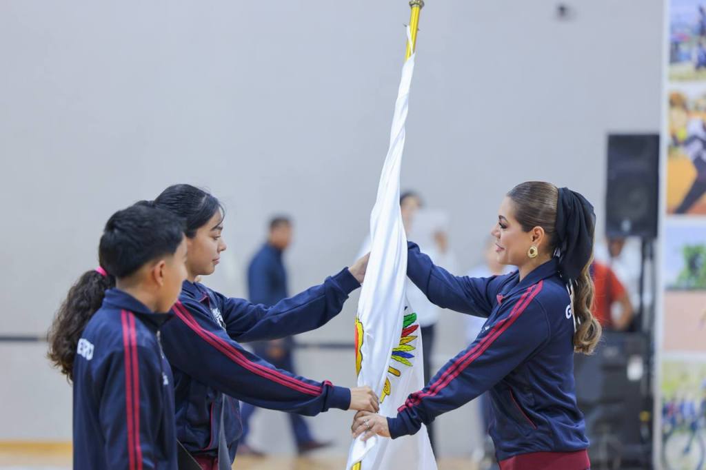 Evelyn Salgado abandera&nbsp; delegación de Guerrero rumbo a Olimpiada Nacional CONADE&nbsp;2026